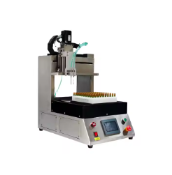 Small Scale Liquid Filling Machine High Speed Precision 2 Heads Ceramic Pump Filling Machine