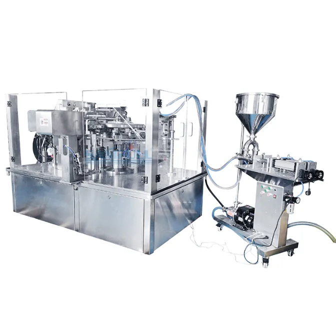 Automatic rotary doypack packing machine sauce filling machine