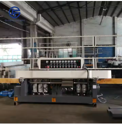 9 motors glass straight line edging machine glass production manufactures glass grinding and polishing machine