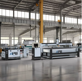 Glass Production Waterjet Cutting Machine Efficient Glass Water Jet Cutting Machinery