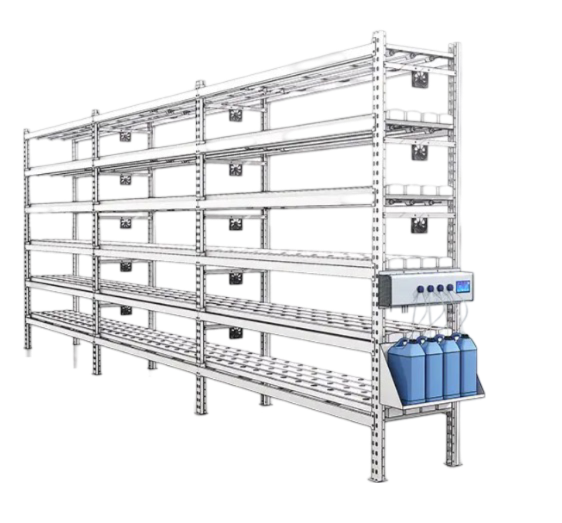 PVC Hydroponic NFT Growing System