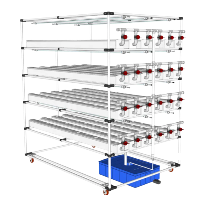 NFT Hydroponics System Equipment for Vegetables and Fruits