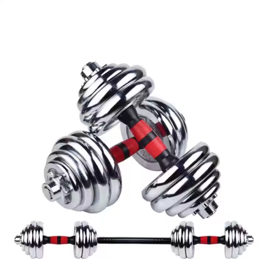 Adjustable Dumbbell Set, Dumbbell Barbell 3 in 1, 30 KG, 50 KG