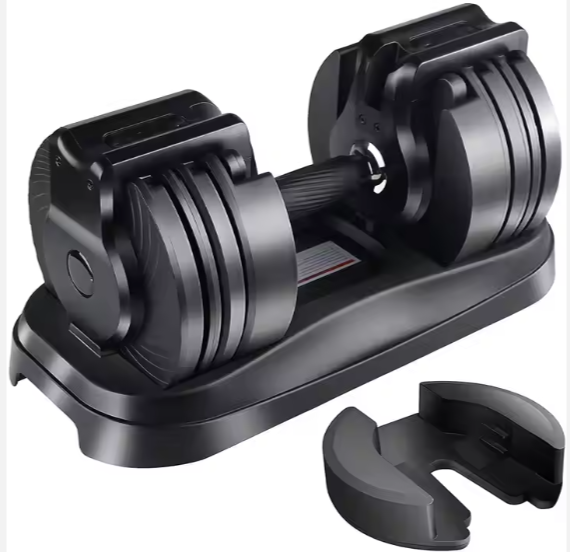 Adjustable 50KG Fitness Dumbbell Barbell Set Stoving Varnish Chromed Iron Cast Iron Rubber Custom Logo Adjustable Body Weights