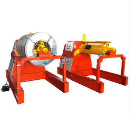 Double Decoiler And Automatic Uncoiler Straightener Feeder