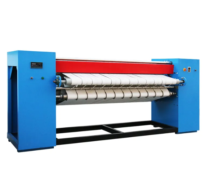 Commercial Steam Flatwork Folding Ironing Machine Blanket /Fabric/Curtain Roller Iron