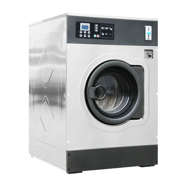 Commercial Laundry Equipment 12kg Self Service Coin Operated Washer Machine for Dry Cleaning Shop