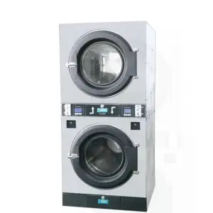 15kg Dryer Machine for Laundromat Commercial Coin Stacked Laundry Dryer Machine