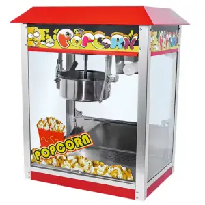 Multi Functional Practical Commercial Popcorn Machine Gas Popcorn Machine Efficient Automatic Heating Popcorn Vending Machine