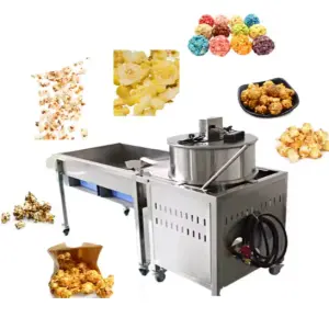 Useful Small Popcorn Maker Machine With Switch Automatic Gas Electric Popcorn Making Machine