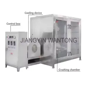 MHJW Industrial Ultra Fine Icing Almond Coffee Bean Frozen Oil Spice Meat Mango Seed Nitrogen Crushing Grinder Machine