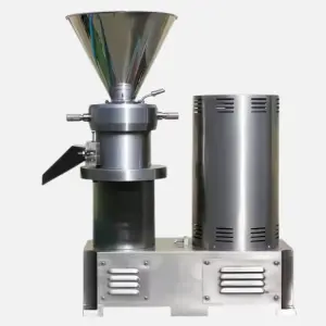 VBJX Stainless Steel Food Grade Commercial Meat Fuit Vegetables Peanut Butter Grinder Maker Industrial Colloid Mill