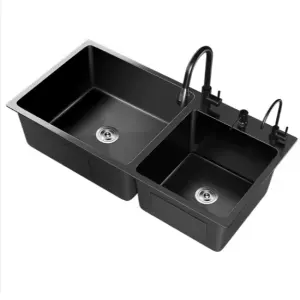 Stainless Steel Two Bowls Kitchen Sinks