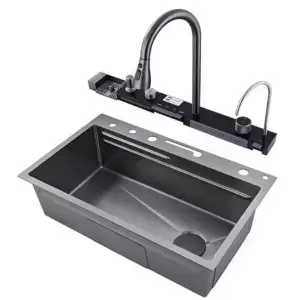 HONGDEC SS304 Biggest Size Kitchen Faucet Sink Smart Sink