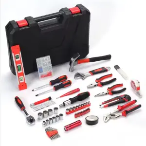 Hardware Hand Tool Set General 120pcs Customizable Tool Set With Plastic Toolbox