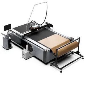 Advertising board cutting system blanket ply fiber digital cutter equipment Acrylic carpet Cutting machine