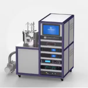 High Vacuum Magnetron Sputtering Deposition System with Quartz Thickness Monitor for Electrode Film