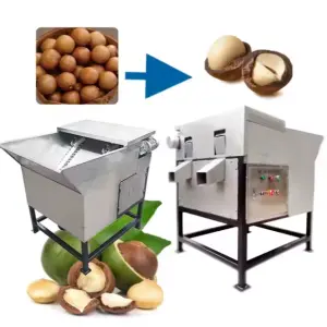 Industrial Professional Macadamia Nut Breaker Walnut Shell Separating Machine Macadamia Nut Cracker Machine