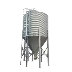 Hot-dip galvanized steel silo