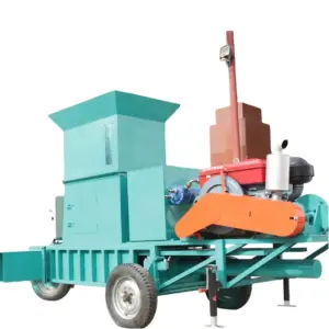 Shuliy Mini Forage Baler for hay Wood Chip Baler Machine