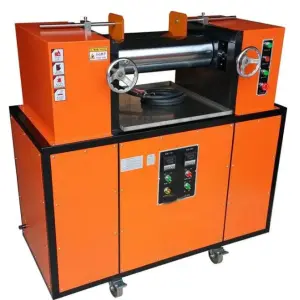 Twin Roll Laboratory Rubber Open Mixing Mill Machine for Lab