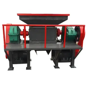 Double Shaft Wood Pallet Shredder for Sale/ Industrial Wood Shredder Price/wood Chip Shredder