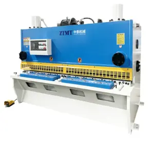 ZTMT QC11Y Series 10*2500mm Hydraulic CNC Guillotine Shearing Machine with ESTUN E21S Control System