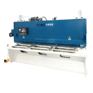 ZTMT QC11Y Series 10*4000mm Hydraulic CNC Guillotine Shearing Machine Equipped With ESTUN E21S Control System