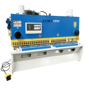 Shearing Machine 6mm*2500 Guillotine Sheet Metal Cutting Machine With ESTUN E21S Control System