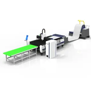 4015 Fiber Cutting Laser Laser Cutting Machine Comes with Spray Code Automatic Feeding air Duct Cutting Fiber Laser Cutting Mach