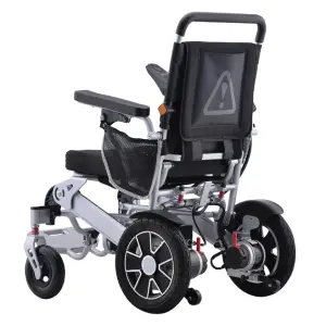 Lightweight Aluminum Alloy Manual or Electric Foldable Wheelchair for Disable Rehabilitation Equipment L411