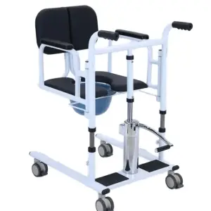 Portable Patient Lift Transfer Chair Auxiliary Equipment for Bathroom Safety and Elderly Care