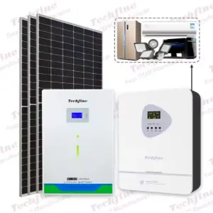 Accept ODM 4kw 6.2kw 8kw 11kw Full Capacity Multi-protection Hybrid Solar Energy System 5kwh 10kwh Home Solar Power System