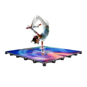 New Interactive Floor Led Display for Dancing KTV Museum Floor Mounted Led Screen P3.91 P4.81 Waterproof Led Dance Floor