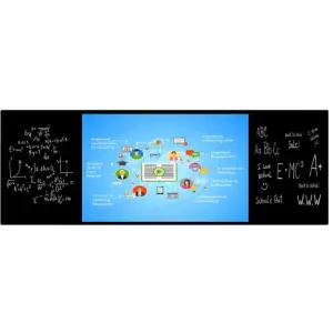 KINGONE 75 Inch Electronic Blackboard Magnetic Green Interactive Smart Board Nano Blackboard