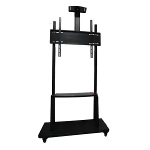 Interactive Whiteboard Mobile Tv Stand Fixture with Wheels for Interactive Board