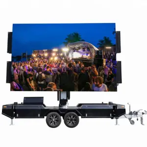 EF22 Model Outdoor Advertising Led Screen Trailer