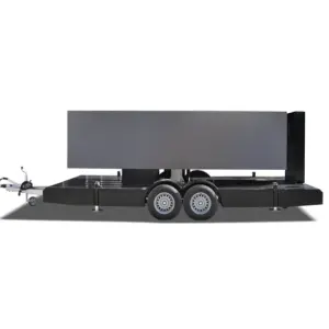 Trailer Traffic Led Display Video Wall, High Brightness P6 Mobile Trailer Led Screen