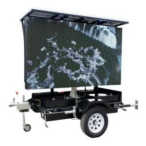 JCT ST3 Solar Outdoor Advertising Mobile LED Screen Trailer