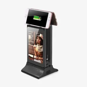 Remotely Control Table Top Digital Menu Advertising Display Tabletop Advertising Charging Display for Restaurant Bar Cafe