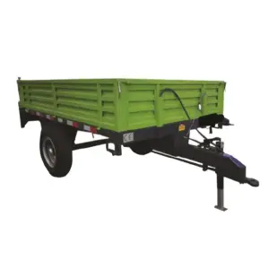 Wheel 3-10 Ton Agriculture Farm Trailer Hydraulic Dump Tractor Trailer Tow Behind Tractors Farm Trailer