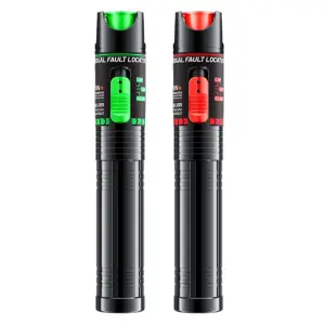 Rechargeable Green & Red Light Pen 15-100mw 510/650nm Fiber Optic Source Fault Detection Light Pen