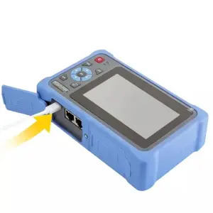 MINI OTDR NK4000D 1310/1550nm 26/24dB Fiber Optic Reflectometer Touch Screen VFL OLS OPM Event Map Ethernet Cable Tester