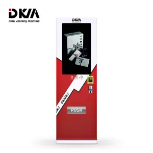 Bar Outdoor Touch Screen Automatic Cigarette Vending Machine With Coin