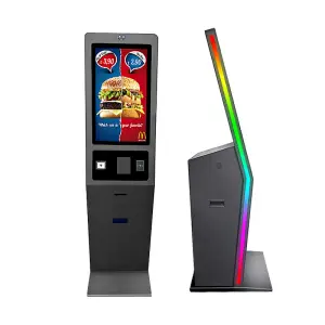 27 Inch Self Service Kiosk Ordering Vending Machine Self Ordering Payment Kiosk Automatic Machine Floor Stand Fast Food Drink