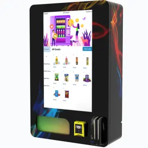 Touch Screen Digital Age Verification Disposable Wall Mounted Vending Machine in Bars