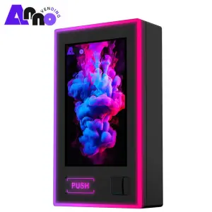 32 Inch Touch Screen Age Verification Small Vendior Wall Mounted Vapeses Vending Machine With Card Payment Support Wifi 4G