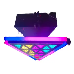 Professional Manufacturer's Wedding Stage Show Kinetic Triangle LED Panel Light DMX512 Control Projection Lights for Clubs