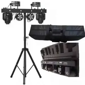 RGBW 4in1 LED Par Moving Head Laser Stage Light Effect DJ Stand Included