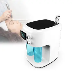 2 in 1 Hydrodermabrasion Skin Cleaning Machine Rf Skin Tightening Rejuvenation Vacuum Handle Blackhead Removal Water Facial